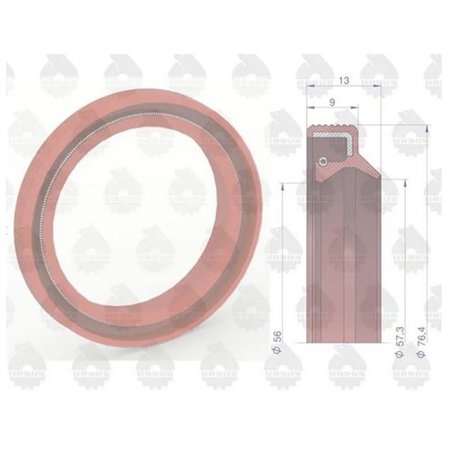 Pierścień uszczelniający simering 2-wargowy wału przedni 57.2x76.2x9/13 2415344 MF3 ORYGINAŁ URSUS