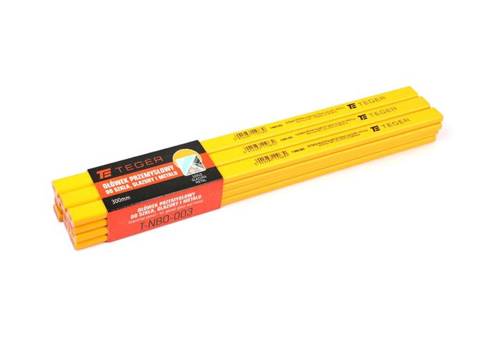Ołówek przemysłowy - do szkła glazury i metalu / 300mm / TEGER (sprzedawane po 12 szt)