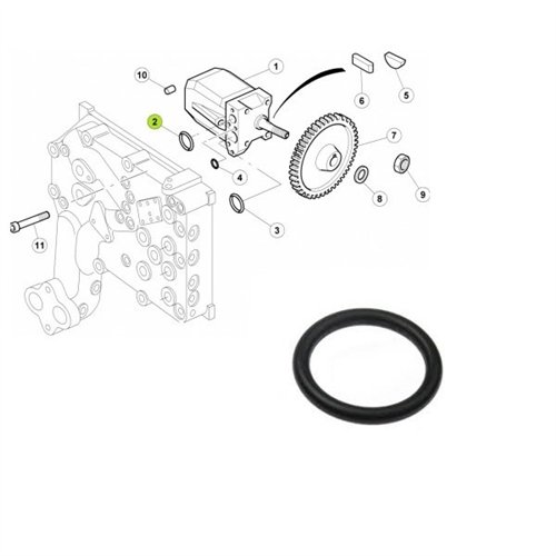 Oring, p-ń Renault 6005027035