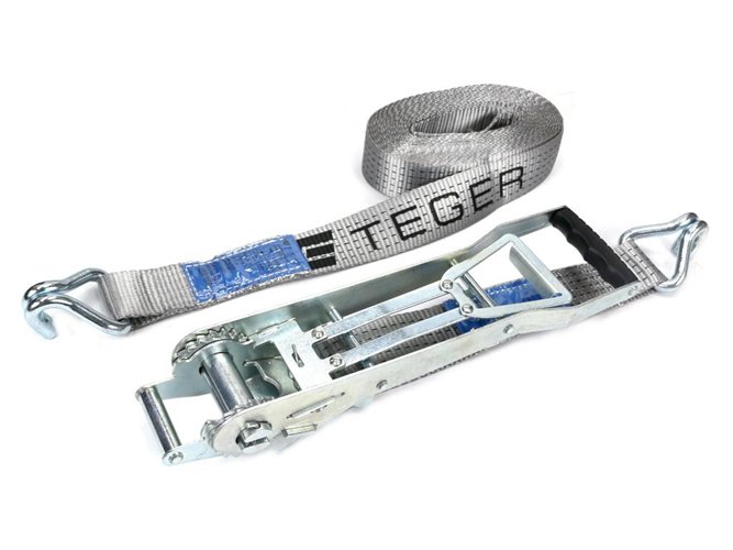 Pas transportowy 5T 6m komplet z napinaczem wzmocnionym wydłużonym 370 mm ERGO z atestem TEGER