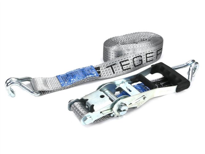 Pas transportowy 5T 6m komplet z napinaczem z gumową okładziną 230mm z atestem TEGER