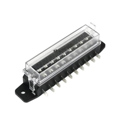 Skrzynka bezpieczników 10-krotna uniwersalna na bezpieczniki płytkowe Expom Kwidzyn eu