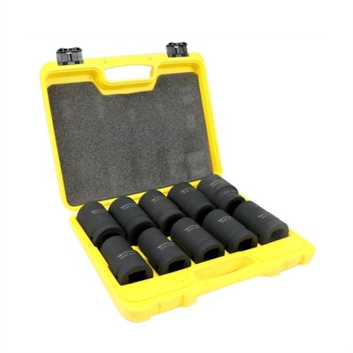 Zestaw nasadek udarowych długich 1" 10 el. Waryński