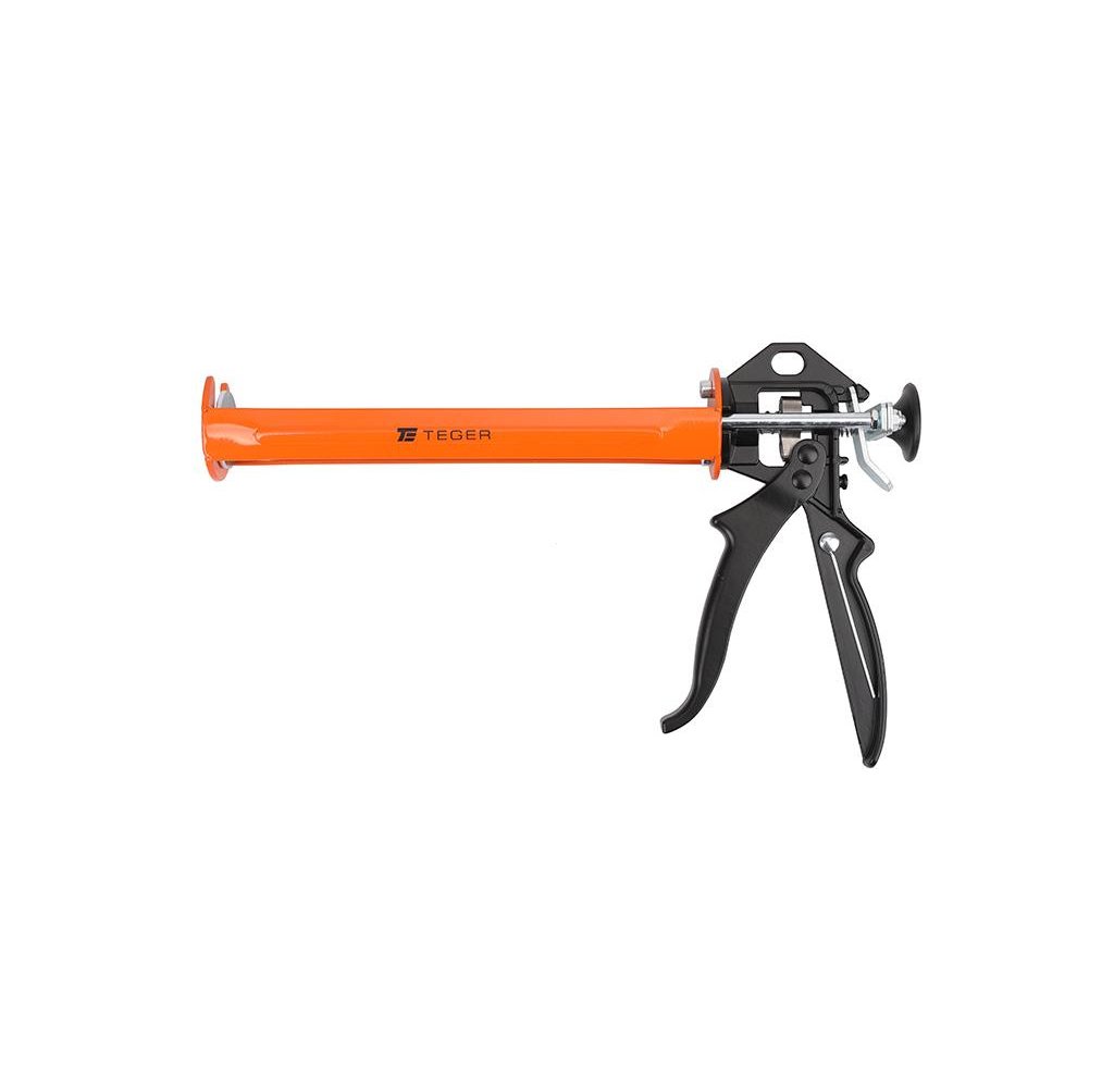 Wyciskacz do mas silikonowych 245 mm - bez blokady wypływu masy - wzmocniony / TEGER