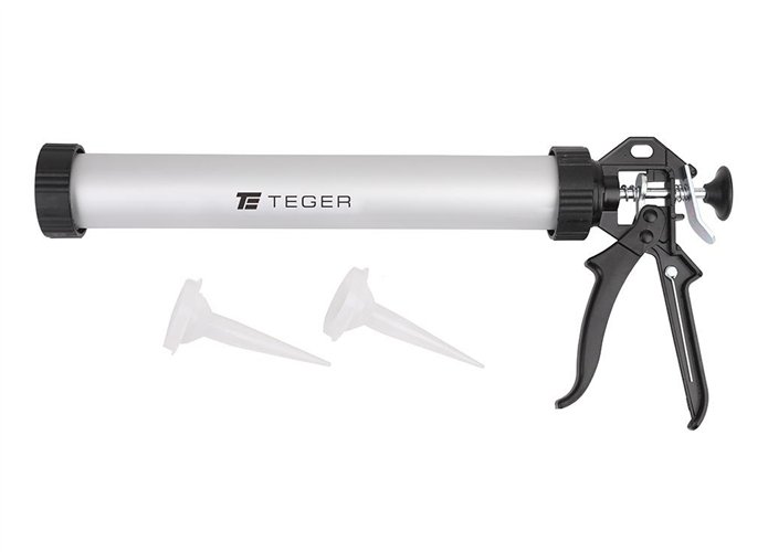 Wyciskacz do mas silikonowych 15"380 mm - tuba aluminiowa / TEGER