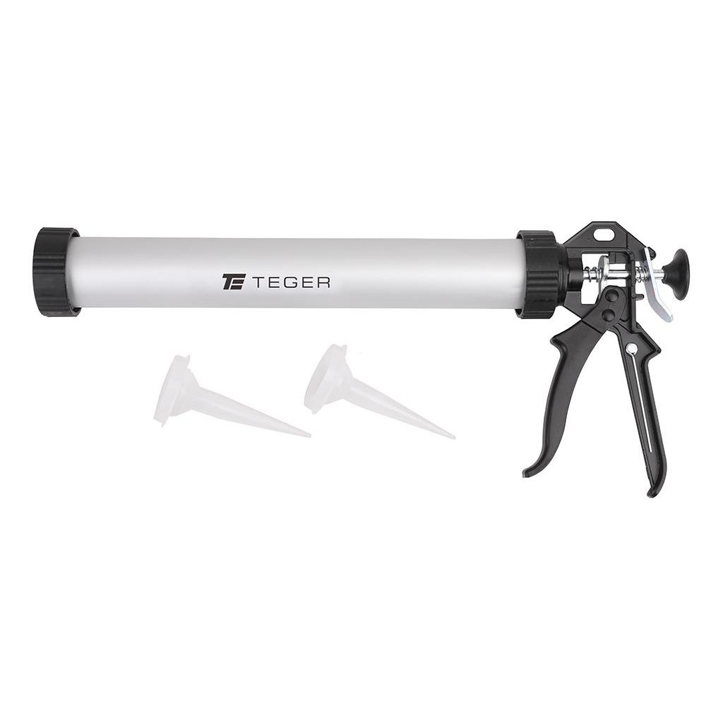 Wyciskacz do mas silikonowych 15"380 mm - tuba aluminiowa / TEGER