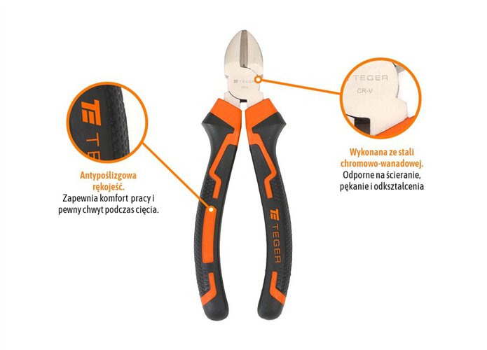 Ucinaczki boczne 180 mm / TEGER