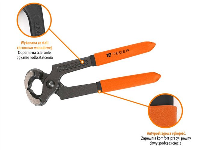 Obcęgi 180 mm / TEGER