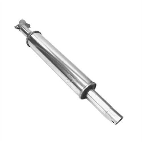 Tłumik okrągły krótki 865mm 4.5kg C-330 (prosty) INOX WARYŃSKI