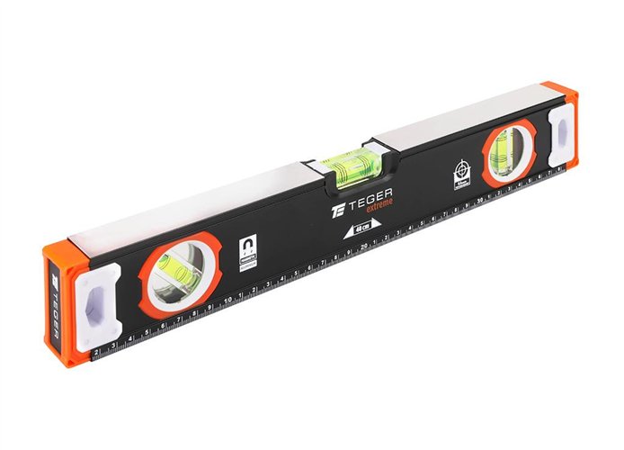 Poziomnica aluminiowa/magnetyczna 40 cm Extreme / TEGER