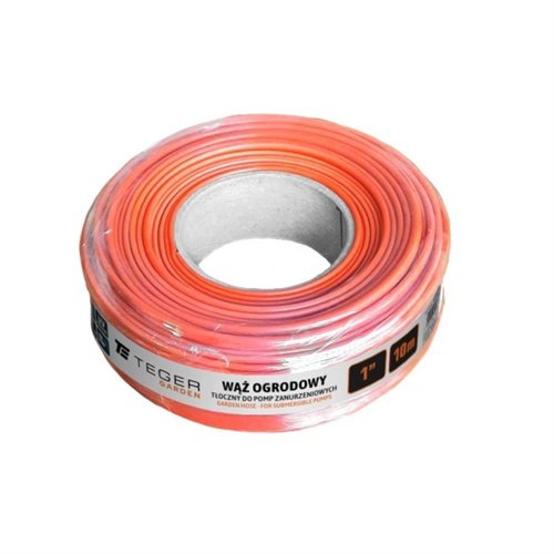 Wąż ogrodowy - tłoczny do pomp zanurzeniowych FI 1". 10m / TEGER
