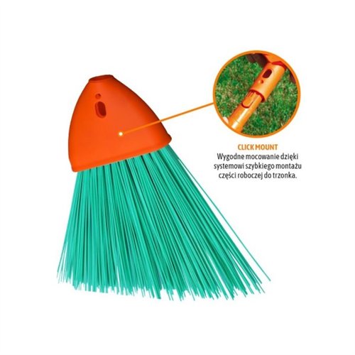 Miotła do zamiatania PREMIUM (MORGANA) - duża (mocowanie Click) / TEGER