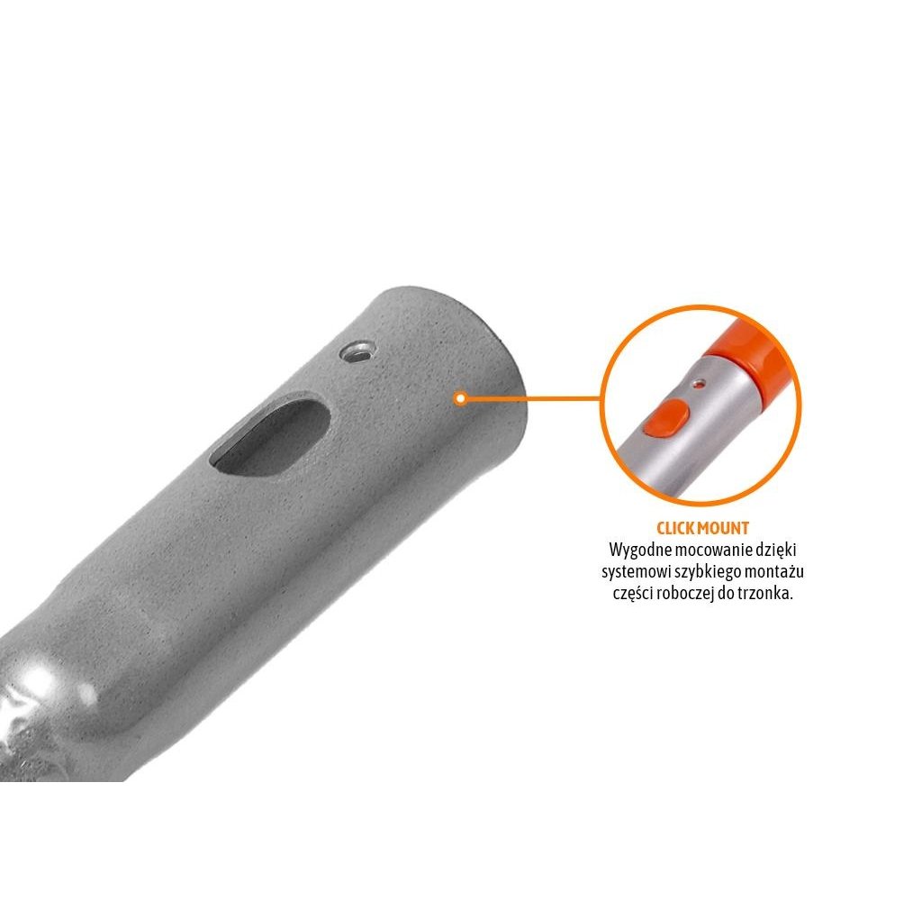 Pazurki metalowe 3 zębne do aeracji gleby (mocowanie CLICK) / TEGER