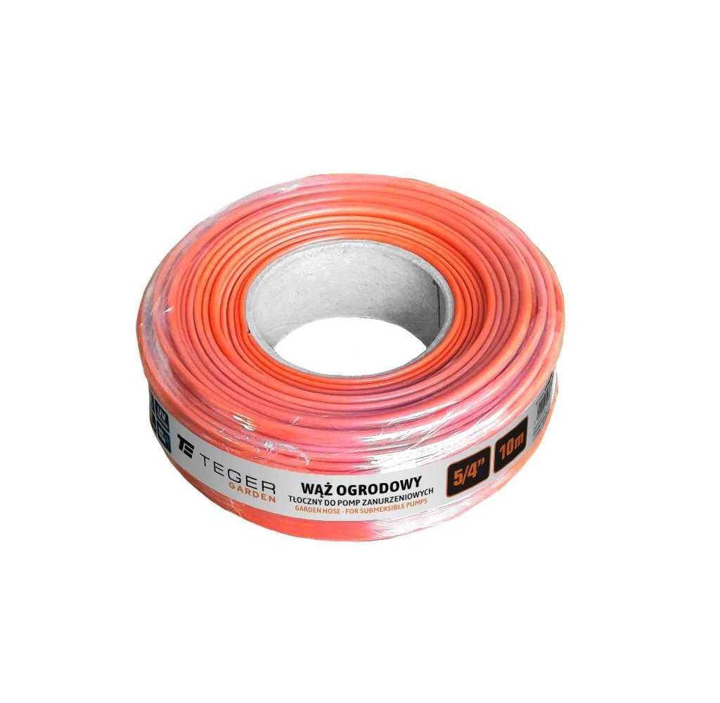 Wąż ogrodowy - tłoczny do pomp zanurzeniowych FI 5/4". 10m / TEGER