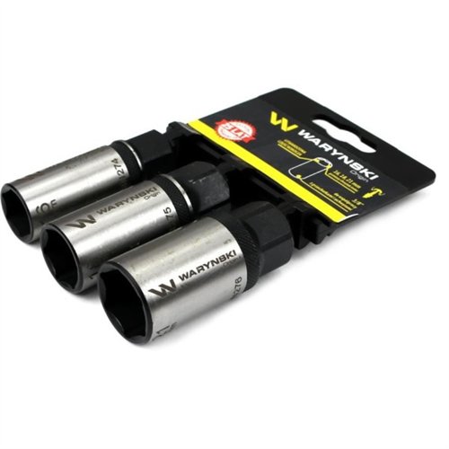 Zestaw nasadek 3/8 do świec 16 18 21mm Waryński