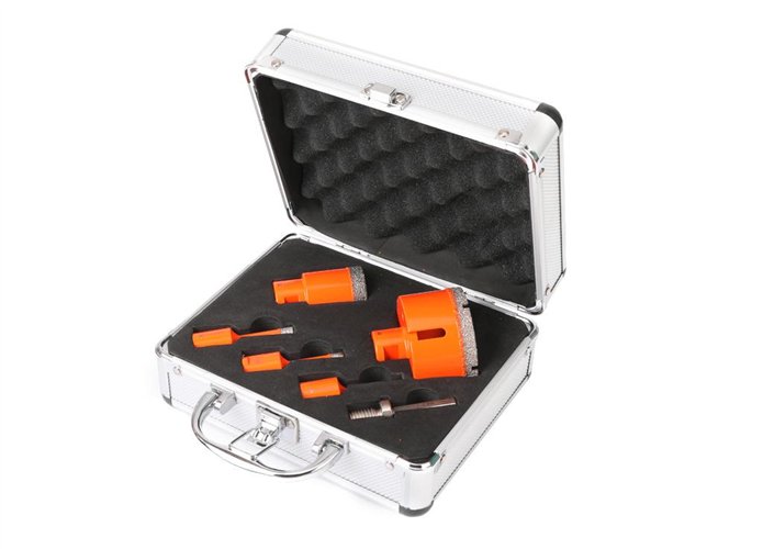 Zestaw otwornic diamentowych z uchwytem M14 6-38mm 6szt. / TEGER