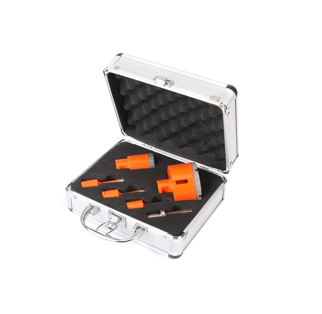 Zestaw otwornic diamentowych z uchwytem M14 6-38mm 6szt. / TEGER