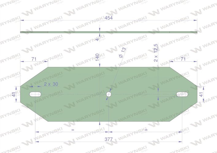 Pióro resoru zabezpieczającego 5 zastosowanie 057066 WARYŃSKI
