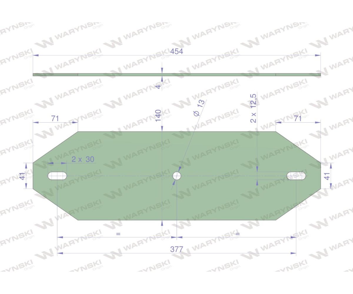 Pióro resoru zabezpieczającego 5 zastosowanie 057066 WARYŃSKI