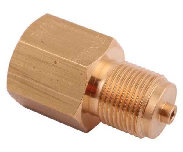 Złączka manometryczna gwint zewnętrzny M20x1.5 x gwint wewnętrzny G1/2" (mosiądz) POLMO