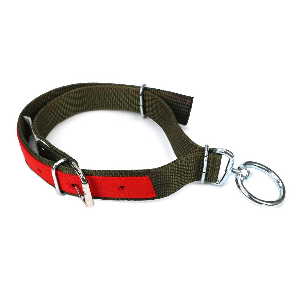 Obroża, 120 cm x 4 cm z okrętką 8 mm i rolką na klamrze, Royal Farm