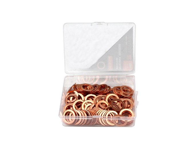 Podkładka. uszczelka miedziana 12x18x1 TEGER ( sprzedawane po 100 )