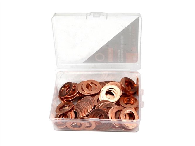 Podkładka. uszczelka miedziana 12x20x1 TEGER ( sprzedawane po 100 )