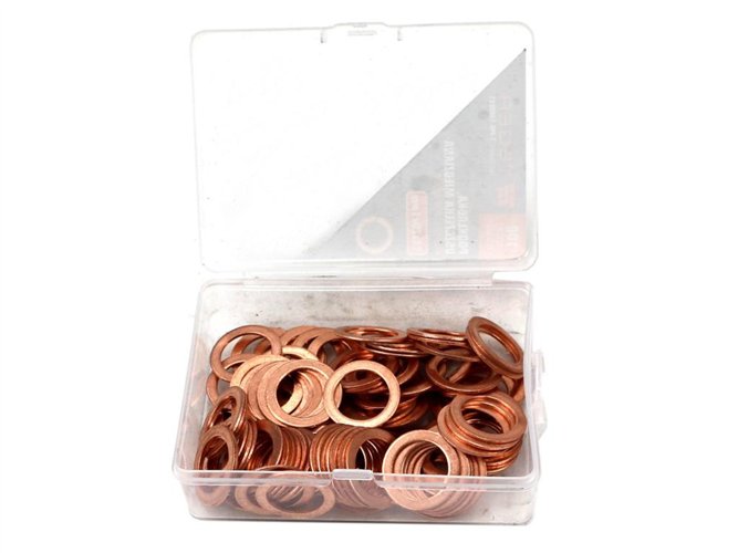 Podkładka. uszczelka miedziana 14x20x1 TEGER ( sprzedawane po 100 )