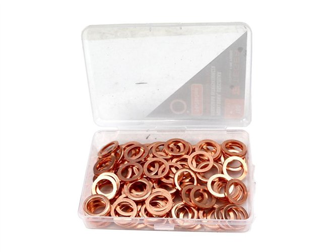 Podkładka. uszczelka miedziana wtryskiwacza 14x20x2 50004140 Os-33-1 C-330 TEGER ( sprzedawane po 100 )