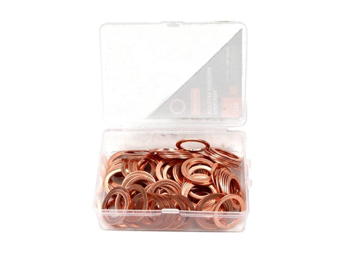 Podkładka. uszczelka miedziana 16x22x1 TEGER ( sprzedawane po 100 )