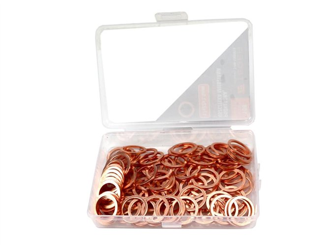 Podkładka. uszczelka miedziana 17x22x1.5 TEGER ( sprzedawane po 100 )