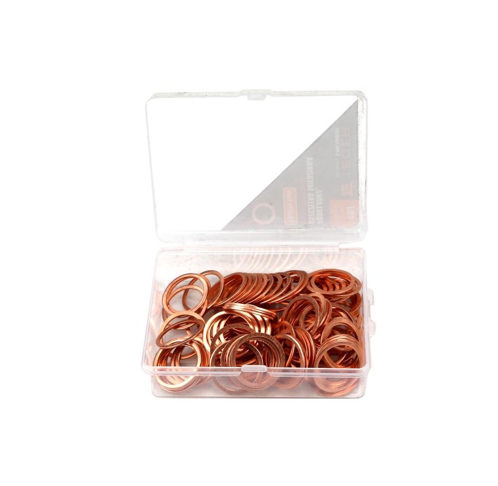 Podkładka. uszczelka miedziana 18x22x1 TEGER ( sprzedawane po 100 )