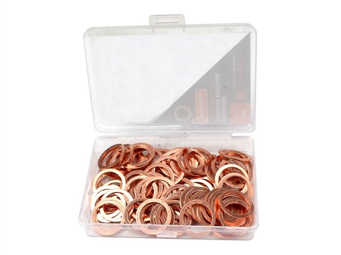 Podkładka. uszczelka miedziana 20x26x1 TEGER ( sprzedawane po 100 )