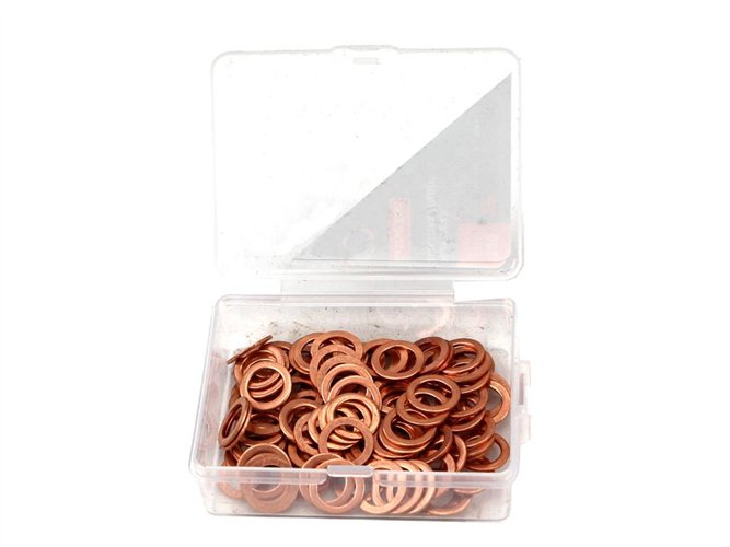 Podkładka. uszczelka miedziana 8x12x0.8 TEGER ( sprzedawane po 100 )