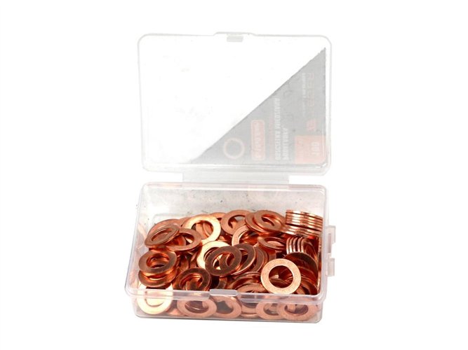 Podkładka. uszczelka miedziana 8x14x0.8 TEGER ( sprzedawane po 100 )