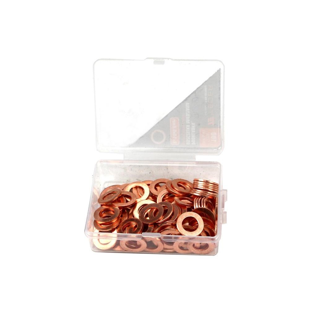 Podkładka. uszczelka miedziana 8x14x0.8 TEGER ( sprzedawane po 100 )