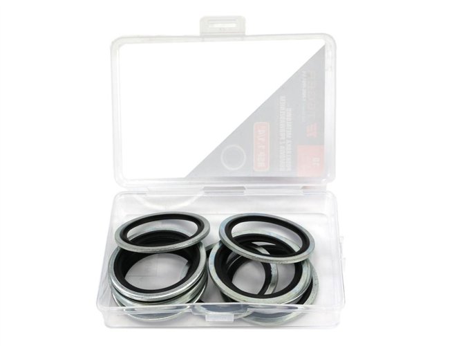 Podkładka metalowo gumowa z prowadzeniem BSP 1.1/4" TEGER ( sprzedawane po 10 )