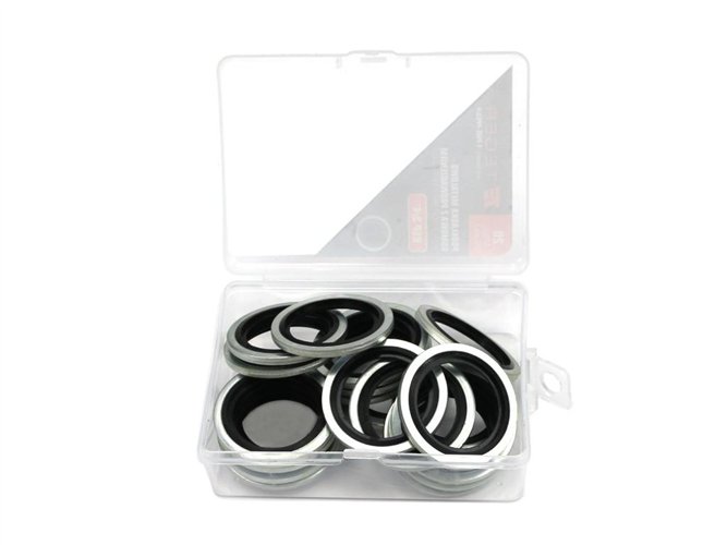 Podkładka metalowo gumowa z prowadzeniem BSP 3/4" TEGER ( sprzedawane po 20 )