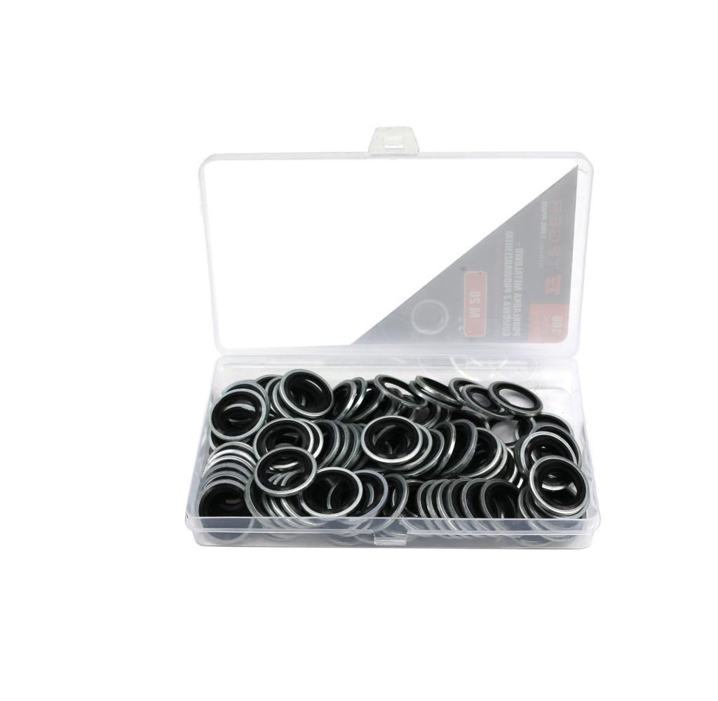 Podkładka metalowo gumowa z prowadzeniem M20 TEGER ( sprzedawane po 100 )