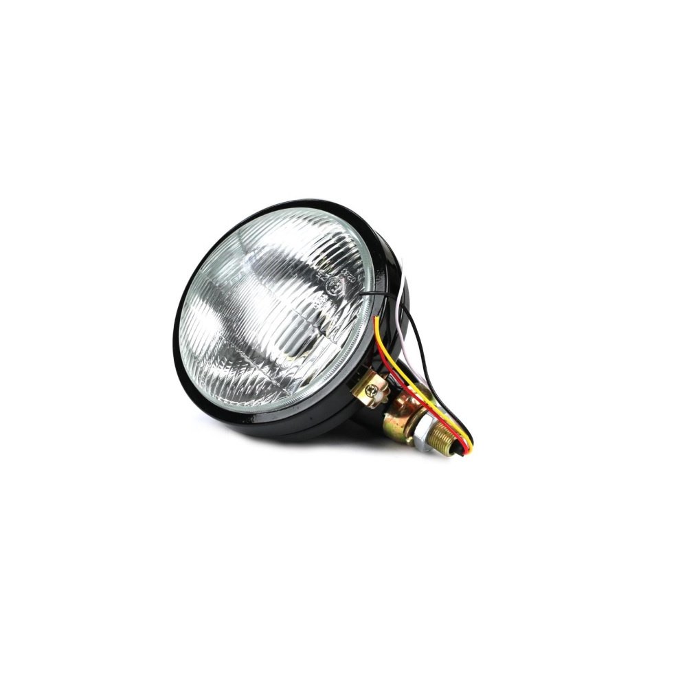 Reflektor przedni lewy (metalowy) na żarówkę z kołnierzem H4 C-330/360 import