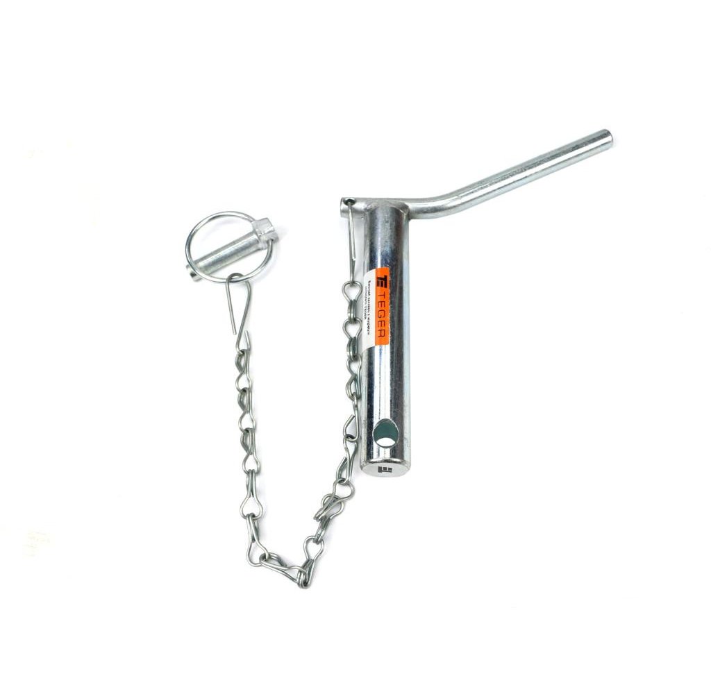 Sworzeń zaczepu z wygiętym uchwytem 22x130 TEGER