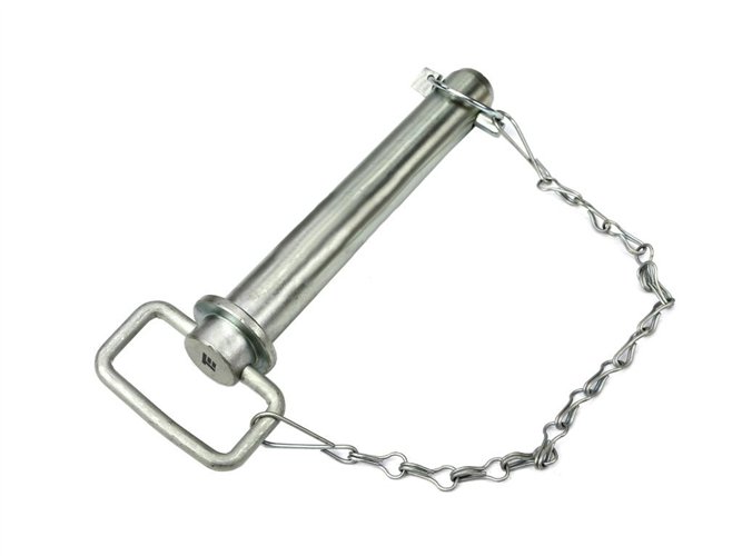 Sworzeń zaczepu z zawleczką i łańcuchem 15.9x103x136 TEGER