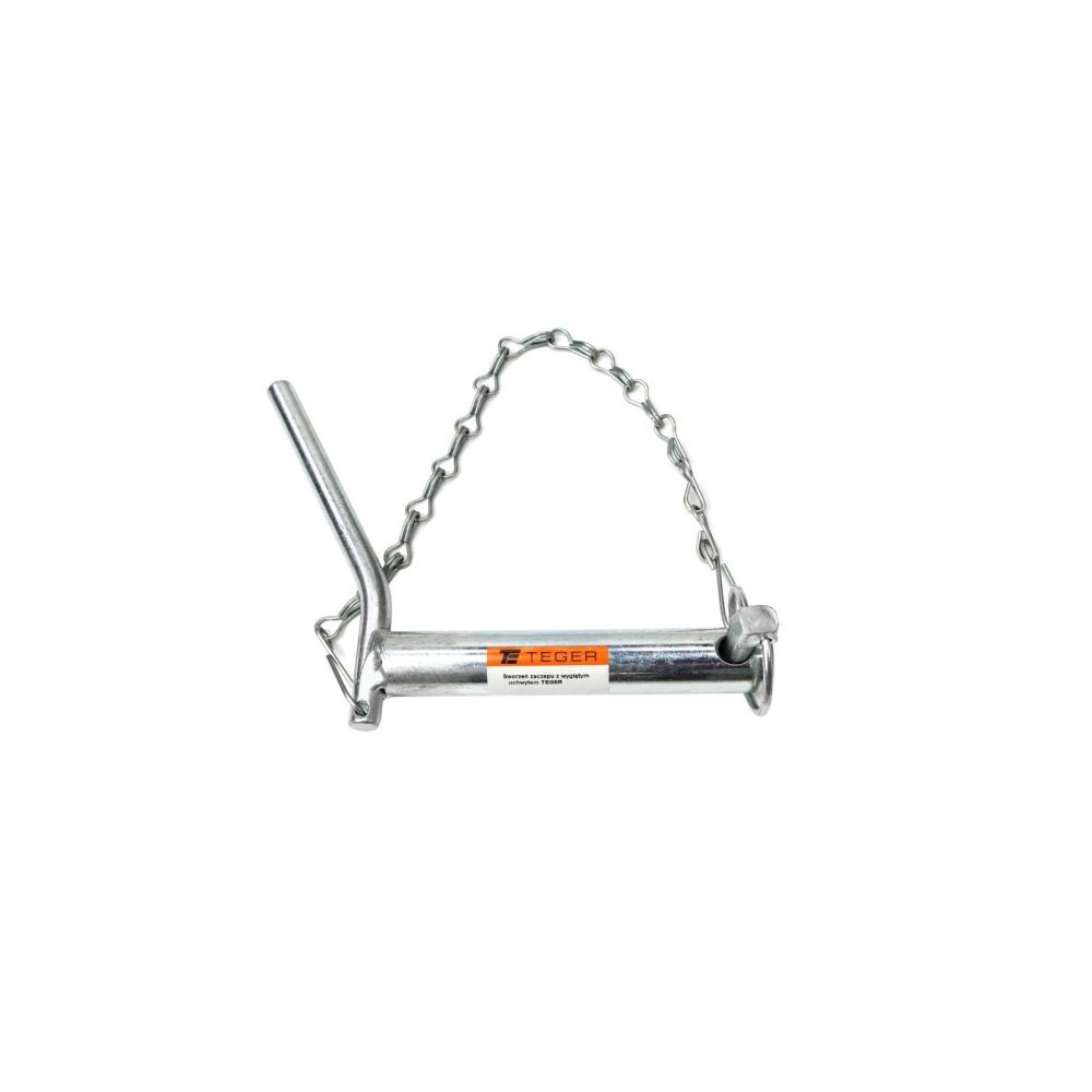 Sworzeń zaczepu z wygiętym uchwytem 25x130 TEGER