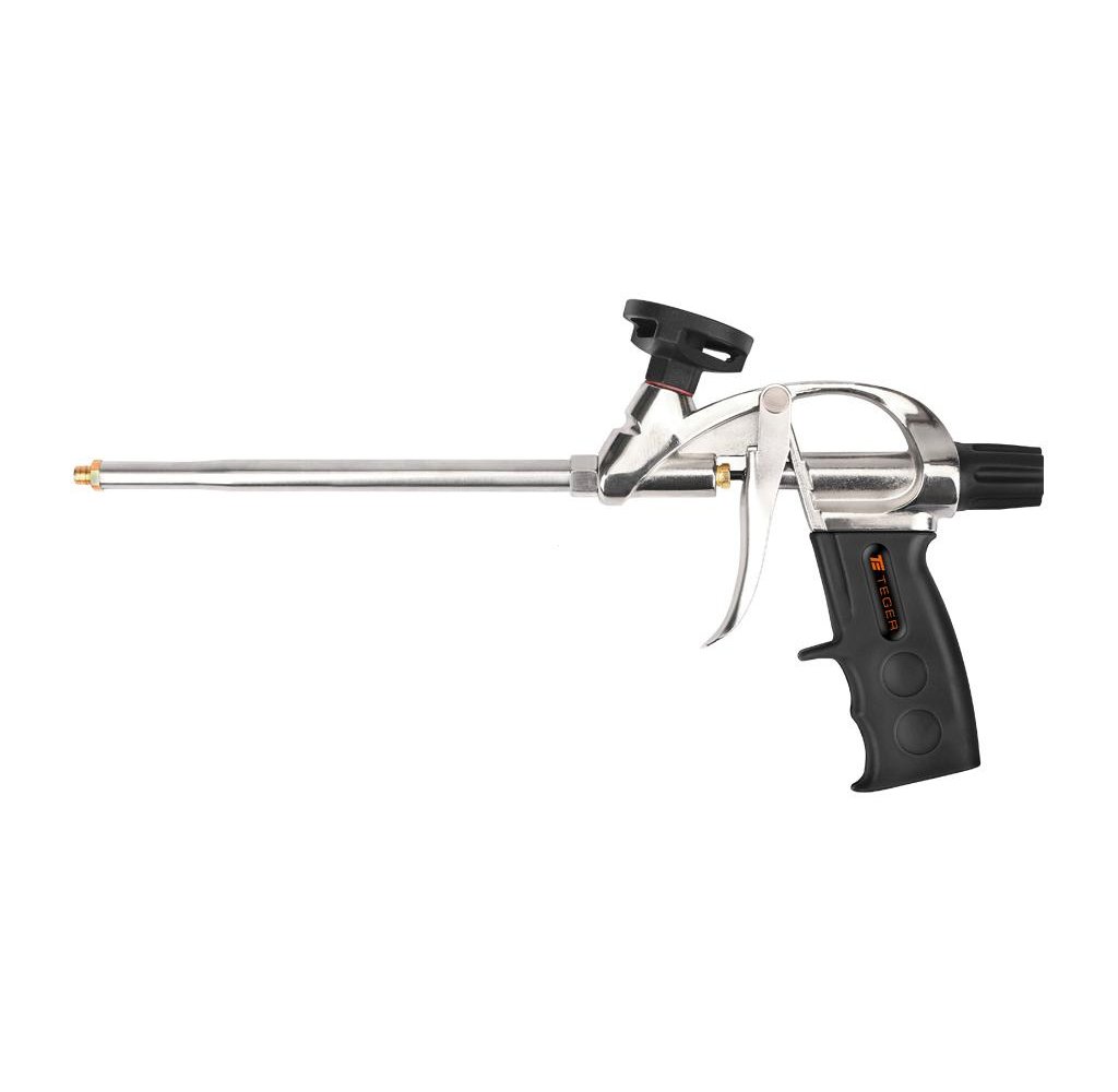 Pistolet do piany poliuretanowej - metalowy 8"/200mm / TEGER