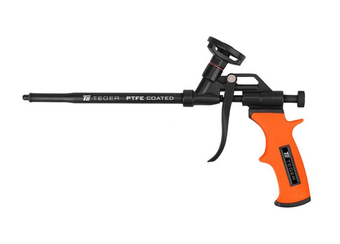 Pistolet do piany poliuretanowej - teflonowy 8"/200mm / TEGER