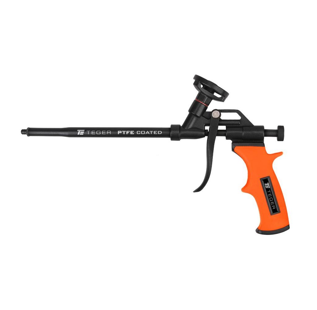 Pistolet do piany poliuretanowej - teflonowy 8"/200mm / TEGER