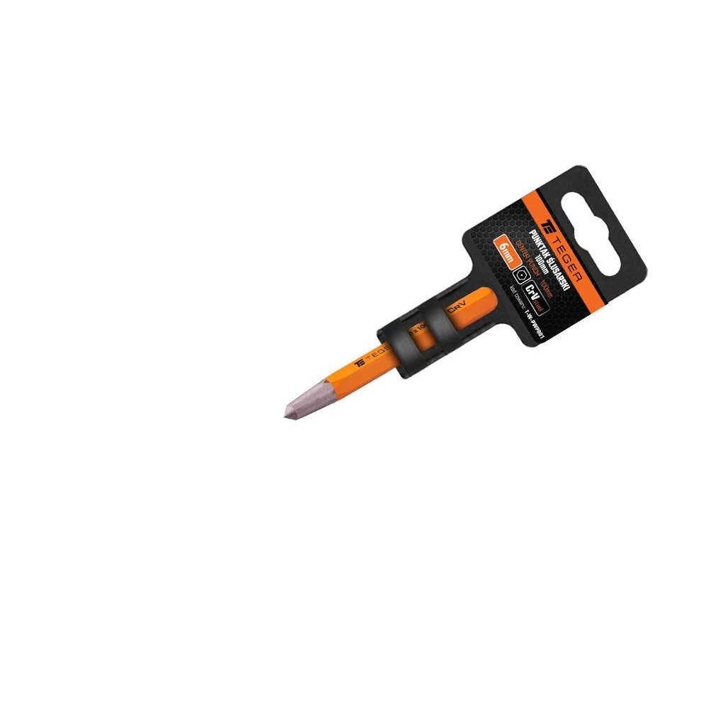 Punktak ślusarski, 6.0x100 mm, Teger