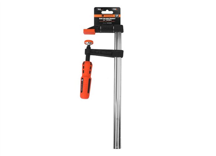 Ścisk stolarski śrubowy, TYP F 80x300 mm, Teger