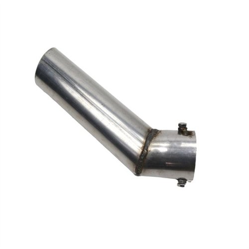 Rura do tłumika 5040390070.1P504039012/0 wygięta końcówka Bizon INOX WARYŃSKI