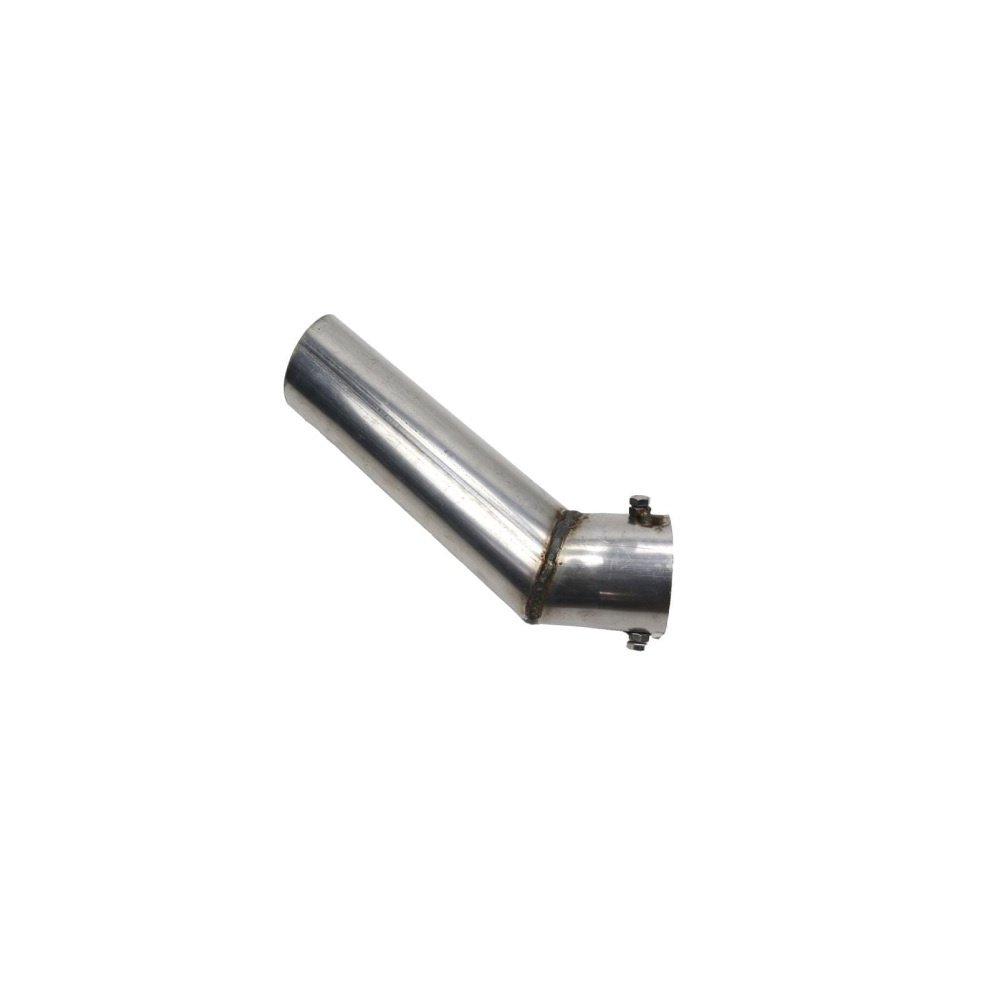 Rura do tłumika 5040390070.1P504039012/0 wygięta końcówka Bizon INOX WARYŃSKI